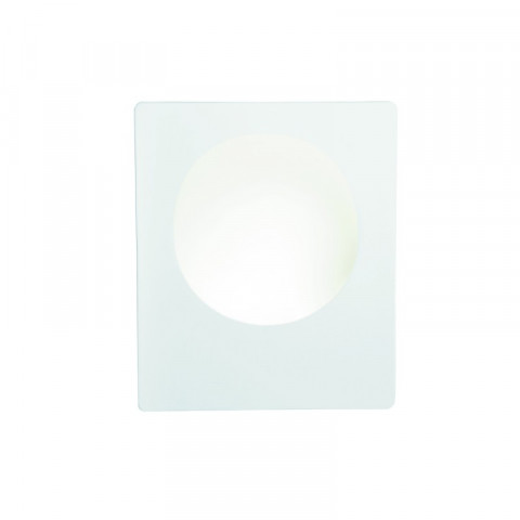 Applique ronde led gypsum, en plâtre