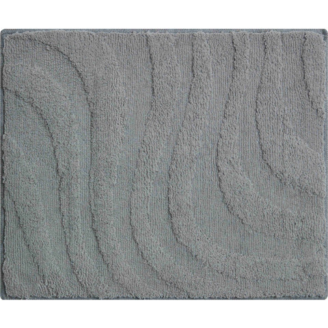 Tapis de salle de bain glory 50 x 60 cm anthracite