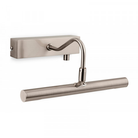 Applique led picture avec variateur, acier brossé, 28 cm