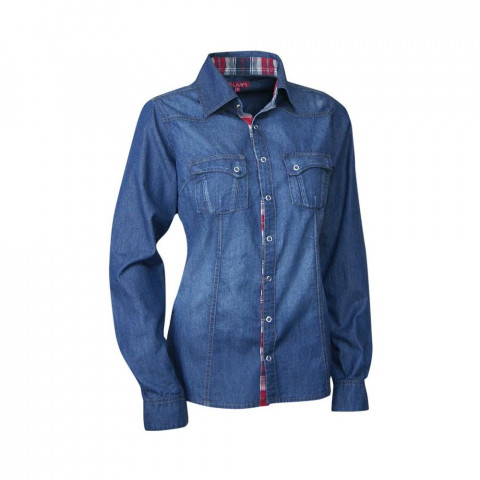 Chemise en jean femmes karen lma - Taille au choix