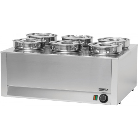 Bain-marie à sauce 6 cuves cbms6