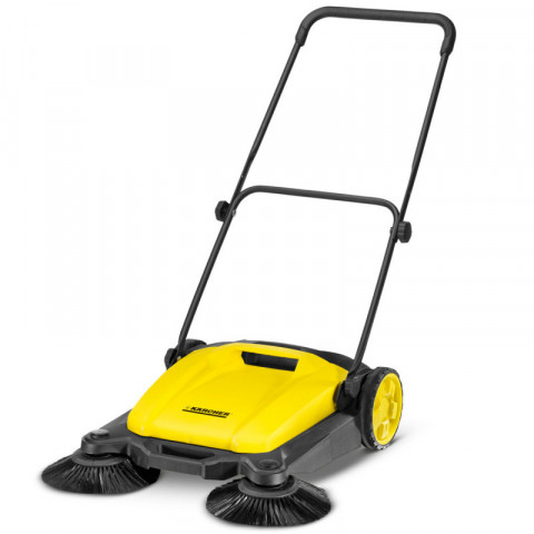 Balayeuse karcher s650 2en1 mecanique pour déchets secs et humides 3 brosses bac 16 litres surface de travail 1800m2/h