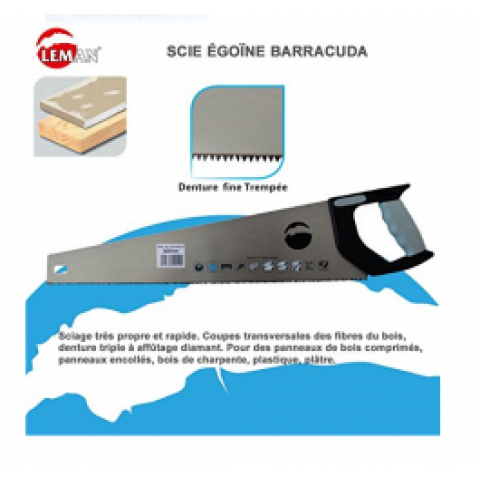 Scie égoïne 500 mm Barracuda