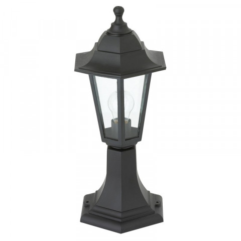 Borne bayswater, polypropylène et verre, noir