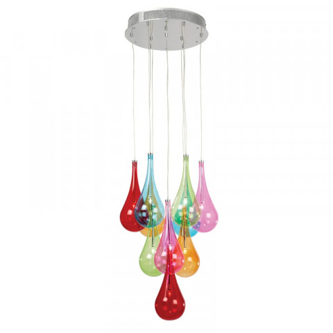 Suspension niro, multicolore