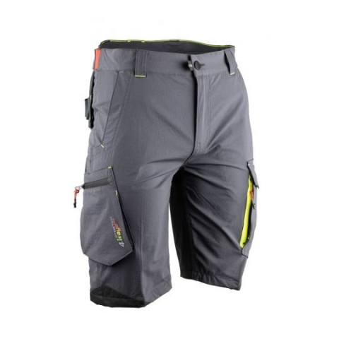 Short de travail ultra élastiqué multipoches LMA Atmosphère - LMA - 6152-50