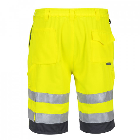 Bermuda haute visibilité hivis poly-coton portwest