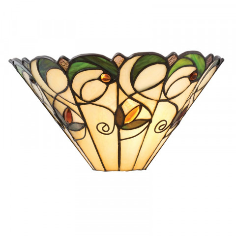 Applique jamelia, verre et métal