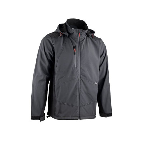 Blouson softshell LMA Rock - Gris - Triple couche - 2307-XXXXL