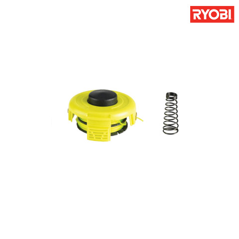 Bobine double fil ryobi diamètre 1.2mm couvercle et ressort rac118