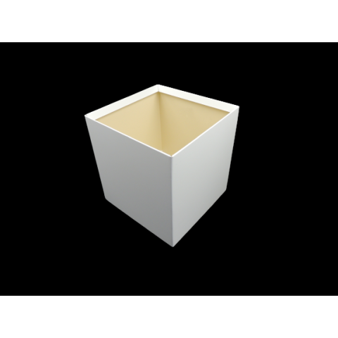 Boite à eau alu 350x350x350 - RAL 9016 Blanc