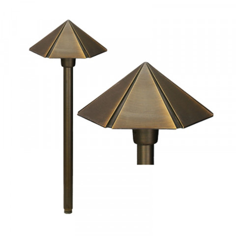 Borne bronze18, bronze antique, led