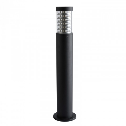 Borne d'extérieur noire street 5 ampoules 75 cm