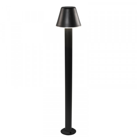 Borne smile 110 cm, polypropylène et polycarbonate, noir