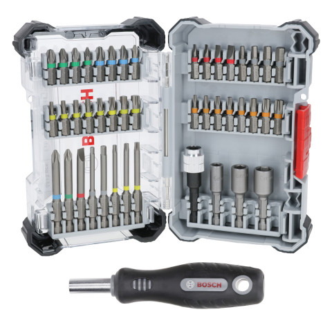 Coffret de vissage 44 pcs + poignée - BOSCH - 2607017733