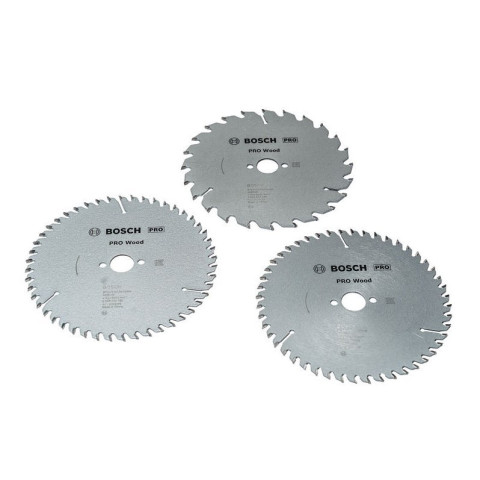 Jeu de lames de scie circulaire 190 mm PRO bois 3ST 24/48 dents - BOSCH - 2608644731