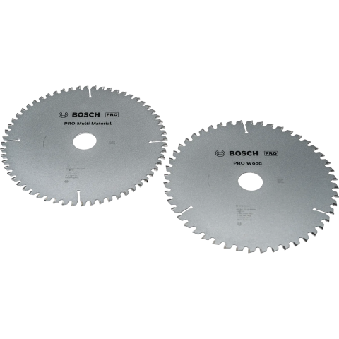 Lot de 2 lames de scie circulaire PRO pour bois et matériaux multiples 216 mm - BOSCH - 2608644734