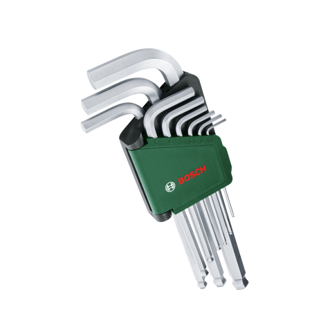 Set de 9 clés Allen à six pans - BOSCH - 1600A032V1