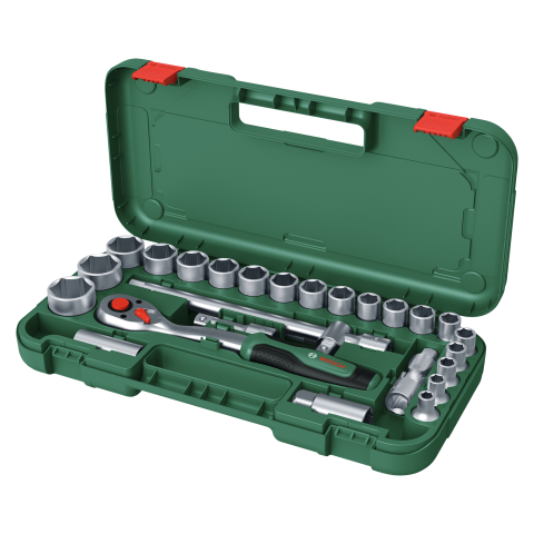 Set 25 pièces avec cliquet 1/2' - BOSCH - 1600A02Z9F