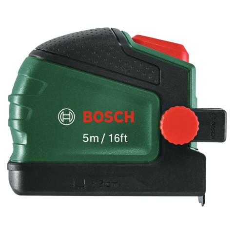 Mètre ruban 5 m / 16 pi + clip à crayon - BOSCH - 1600A02Z9Y