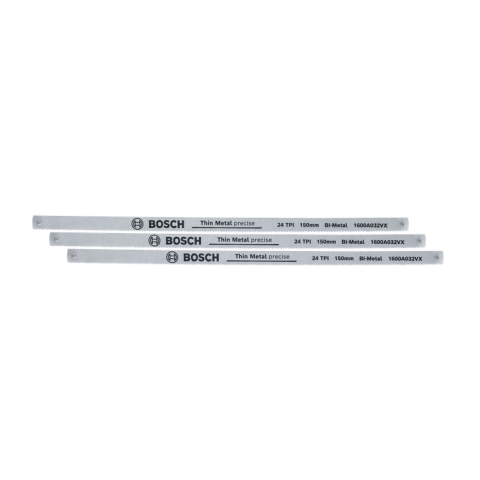 3 lames de scie à métaux de 150 mm à 24 dpp - BOSCH - 1600A032UL