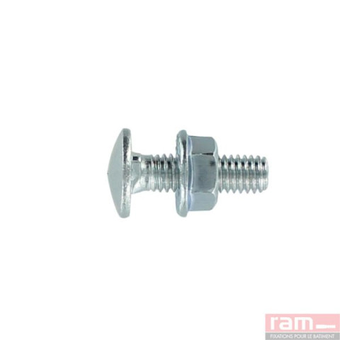 Boite plastique de 100 Boulons TRCC 6x12 - 93422