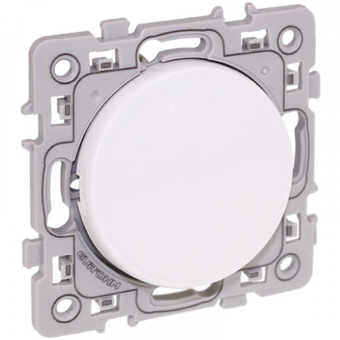 Bouton poussoir lumineux ou témoin blanc square (60205)