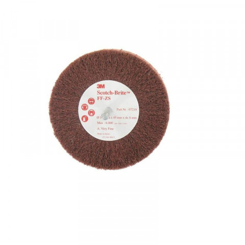 Brosse 3m scotch-brite ff-zs very fine diamètre 100 mm x 10