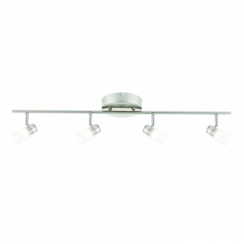 Barre saturn, chrome et acrylique, 4 ampoules