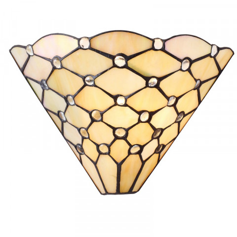 Applique pearl, verre et métal