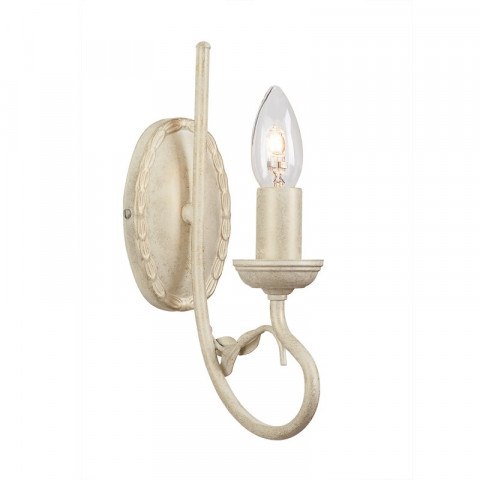 Applique olivia, ivoire / or, 1 ampoule