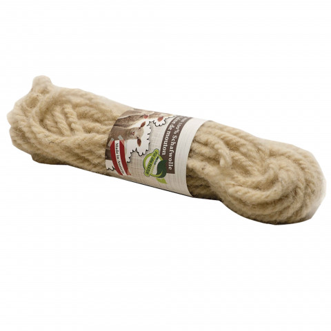 Cordelette laine mouton 10m naturel