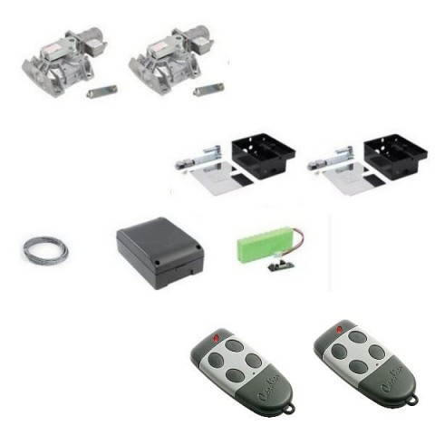 Kit de motorisation de portail avec moteurs enterrés, 24v cardin
