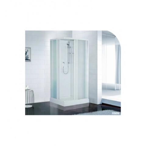 Cabine de douche portes coulissantes 80x80x200cm rimini