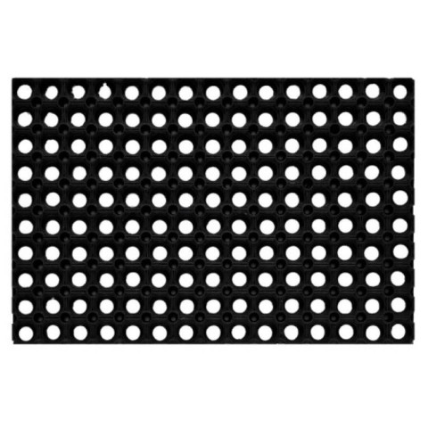 Caillebotis caoutchouc noir, dimenisons 100 x 150 cm, épaisseur 22 mm