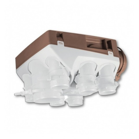 Caisson VMC Unelvent - Ozeo ECOWATT HA/HB - Simple Flux - 7 piquages
