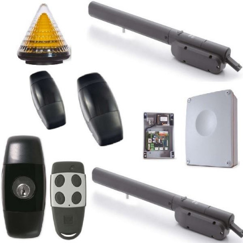 Kit de motorisation bl asy3 230v poids max 250kg, paire photocellules, clignoteur à led, 1 téléco cardin