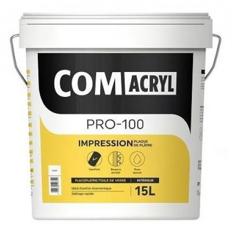 Comacryl impression plaque de plâtre 15l - comus