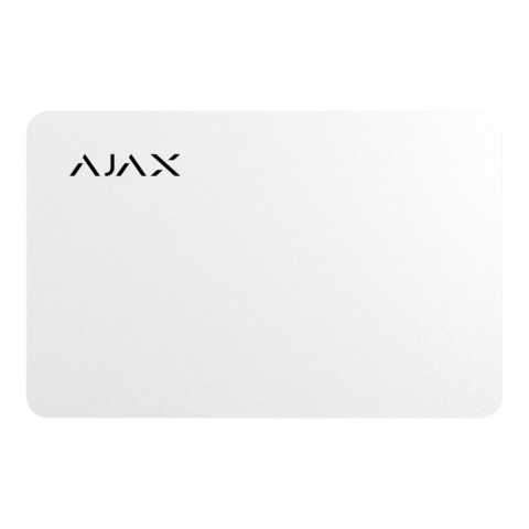 Carte d'accès sans contact compatible keypad plus - blanc - ajax