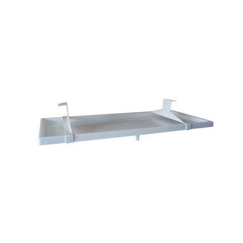 Supportage - bac à condensats en plastique 790 x 390 mm - sortie 16-18-20 mm