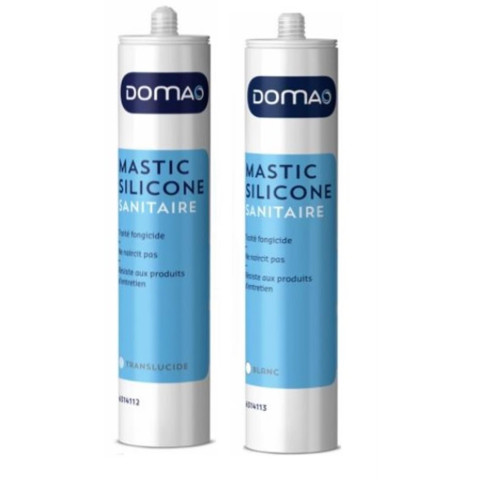 Silicone sanitaire domao - silicone translucide 310ml
