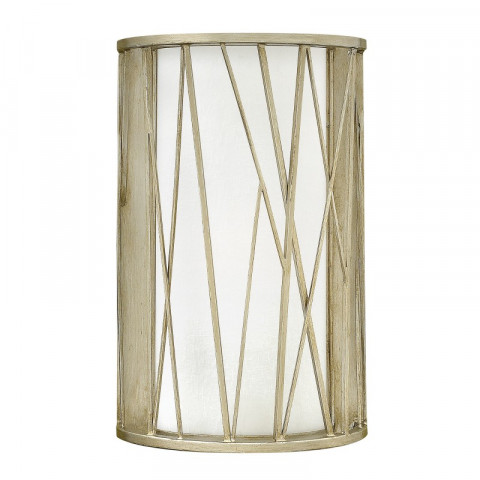 Applique nest, argent et verre, 1 ampoule