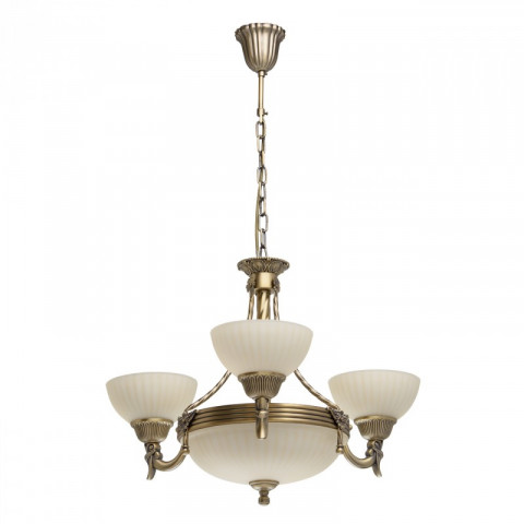 Chandelier laiton classic 3 ampoules 85 cm