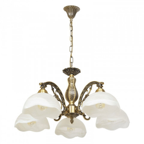 Chandelier laiton classic 5 ampoules 71 cm