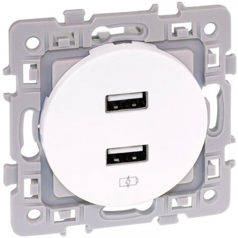 Chargeur double usb 5v square (60229)