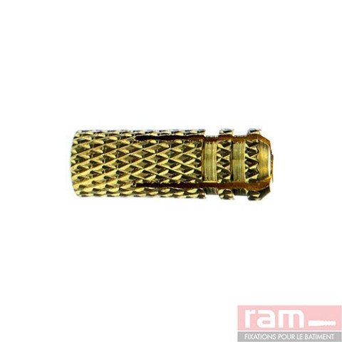 Boite de 100 chevilles laiton 6mm - 66206