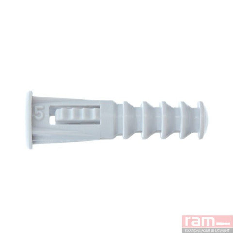 Sachet de 150 chevilles RC5 grises avec collerette - 9165