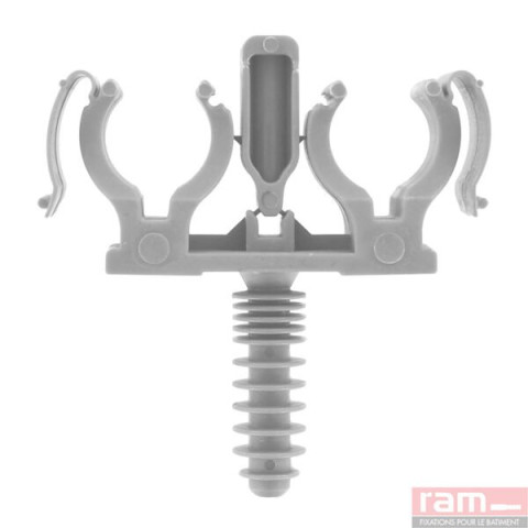 Boite de 100 CLIPEO gris double 16 mm + BAGCLIP - 57716