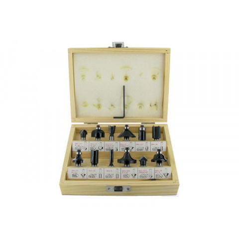 Coffret de 12 fraises au carbure queue de 8mm hitachi 500507