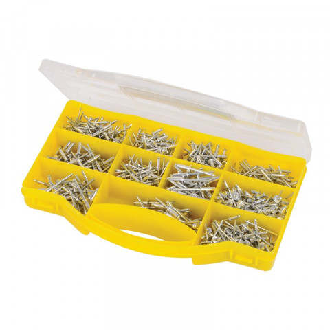 Coffret de rivets assortis - 650 pcs